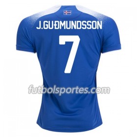 Camisetas Islandia J.Gudmundsson 7 Primera Equipacion Mundial 2018